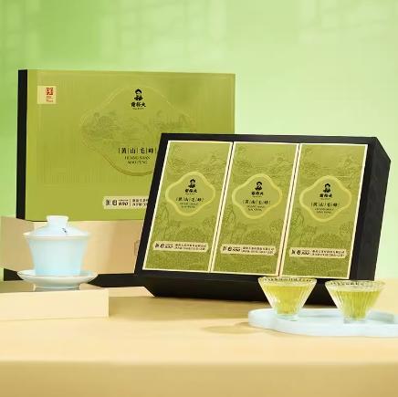 【2024新茶】谢裕大黄山毛峰春茶匠心800礼盒绿茶300g送礼 商品图0