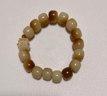 JS（小白）白玉菩提（招财猫）手串 商品图0