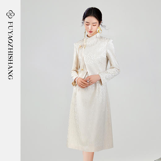IWY/扶摇系列 复古中式国风绣纹西装FYC330+FYQ330 商品图1