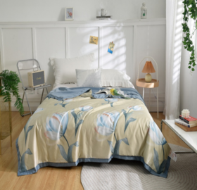 水洗天丝大豆夏被-耀·月半轮秋