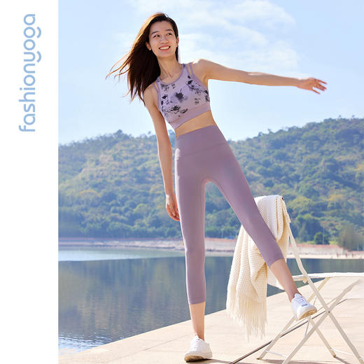 凡圣瑜伽无尴尬线简约七分裤 FY14705 商品图11