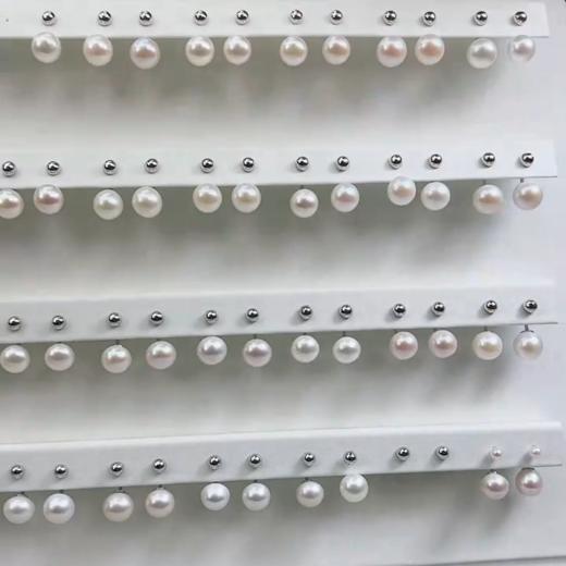 S925珍珠耳坠约11mm~ 商品图0