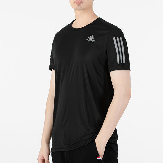 5折【自营】adidas/阿迪达斯  阿短袖男2024夏季速干训练运动透气圆领T恤上衣 H58591 商品图0