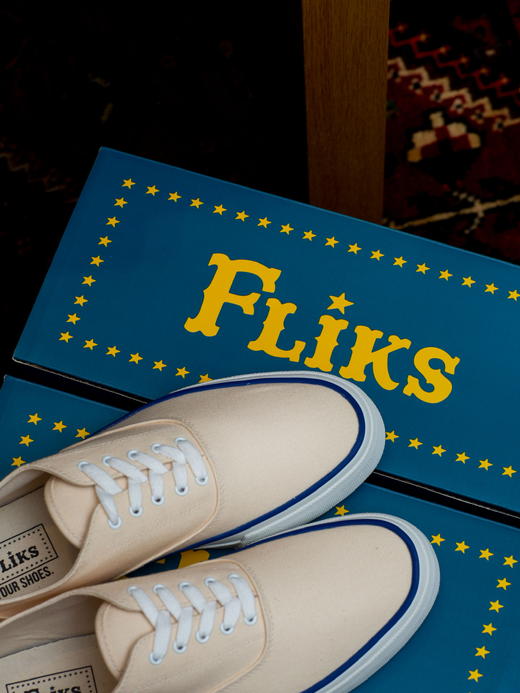 FLIKS 米白色帆布鞋 商品图12