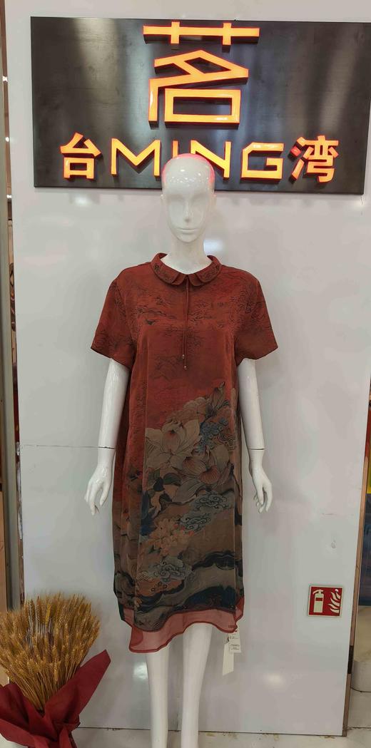 3F茗香云纱连衣裙 商品图0