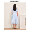 【商场同款】MAXRIENY欧式浪漫公主裙泡泡袖裙法式复古雪纺连衣裙(货号:MC88DR376) 商品缩略图3
