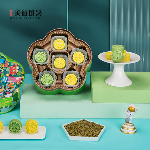 【香港美诚】潮趣 冰沙绿豆糕420g 商品图1