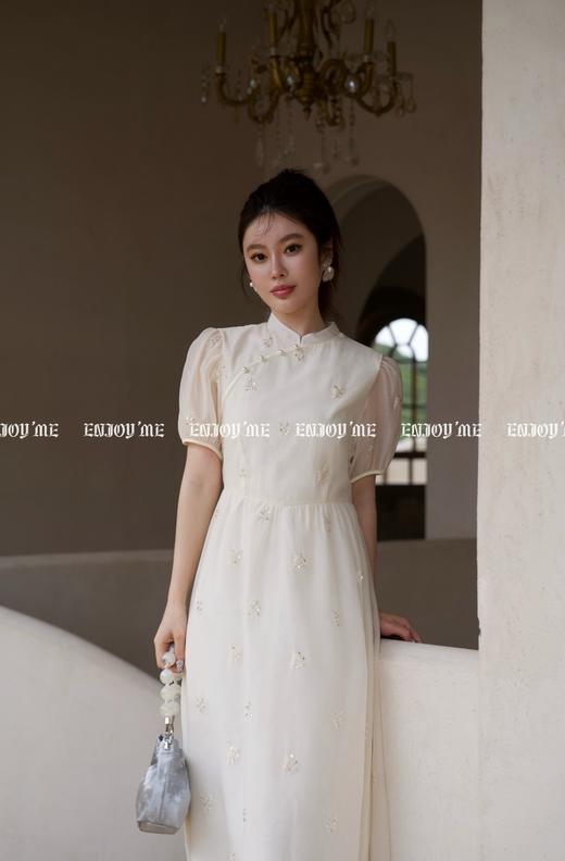【门店同款】ENJOY夏季轻国风钉珠连衣裙 157303552 商品图1