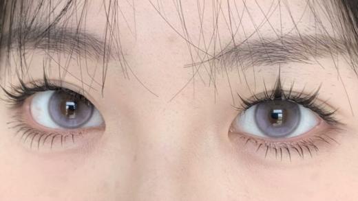 wecute 半年抛 蔷薇紫/暮色棕 紫/棕 14.2mm 美瞳两片装 奶呼呼清透眼 商品图1