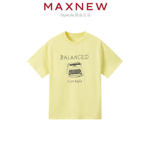 【T恤】童装舒适全棉字母印花T恤 1N2341223 商品图0