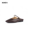 和诚行 2024夏季新款英伦复古半包拖鞋穆勒鞋女外穿凉拖鞋0400234 商品缩略图1