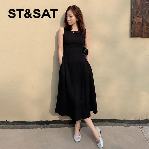 星期六蝴蝶结水钻亮面低跟单鞋SS33111947 商品图2