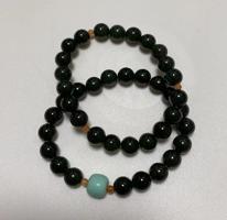 JS（小白）和田玉碧玉手串8mm