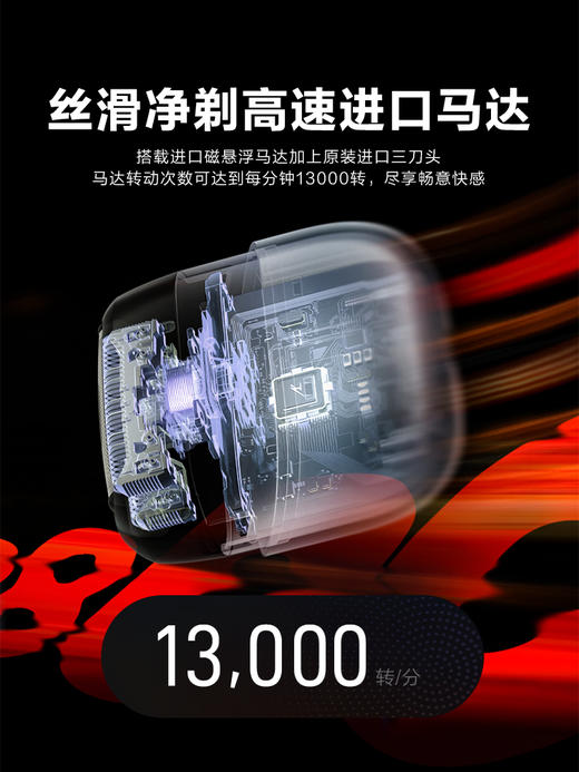 【Panasonic/松下】小方盒便携式剃须刀男士电动剃刮胡刀CM30 商品图1