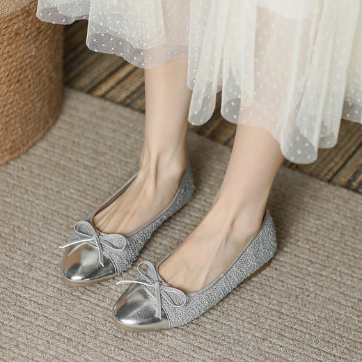 小香风百搭休闲单鞋，透气内里，柔软舒适    【G】 商品图1