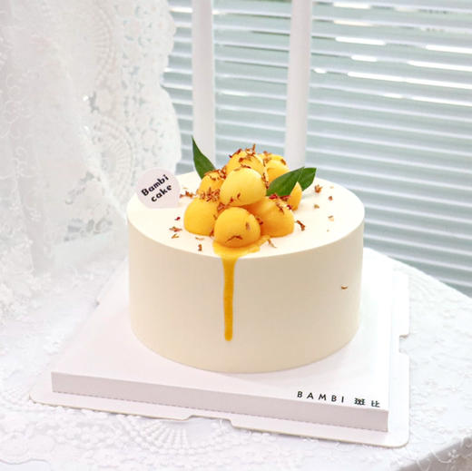 芒果淋面球球水果蛋糕 商品图1