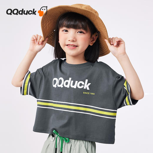 【120-160】【可可鸭】女童短袖T恤纯棉夏季半袖t恤 商品图3