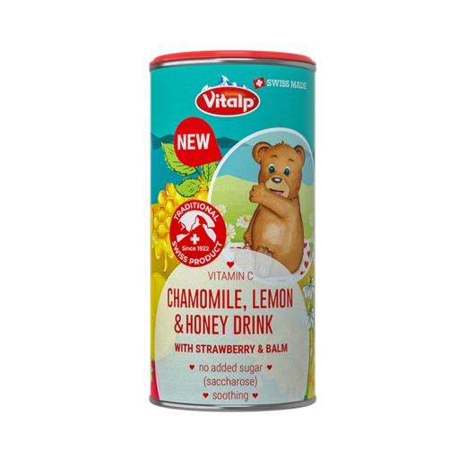 【一般贸易进口】瑞士VITALP维多普菊花晶儿童茶清凉茶固体小熊菊花晶奶粉伴侣200g 商品图1