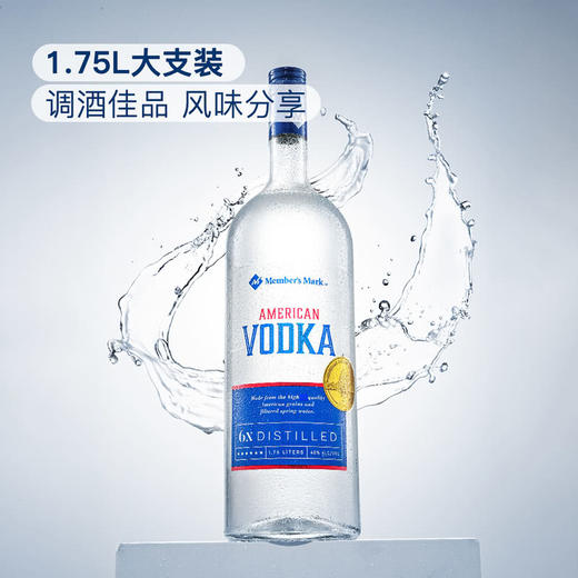 MM 山姆 Member's Mark 美国进口 美式伏特加 1.75L 商品图3