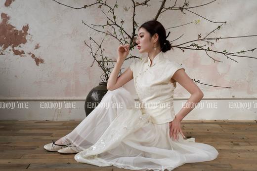 【门店同款】ENJOY春季云敛-曼妙春纱中式半裙 157095415 商品图2