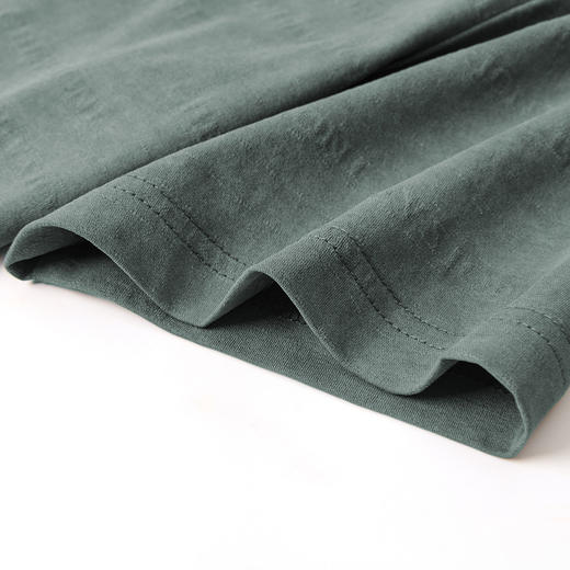 【雪花棉】罗蒙男士暗提花仿棉翻领t恤男士商务通勤透气polo衫短袖男 商品图6