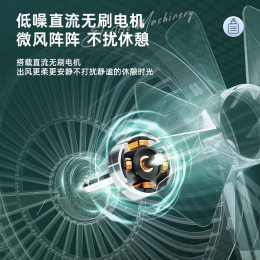 【风扇小夜灯香薰】七彩叮当（QICAIDINGDANG） 壁挂风扇桌面小风扇挂墙小型可折叠插电充电式户外带遥控小夜灯新款YY 白色 商品图3