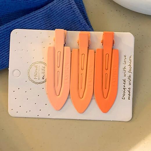 【清新甜美韩版边夹】韩国醋酸无痕发夹女秋冬侧边发卡鸭嘴卡子化妆刘海夹碎发夹子头饰 商品图12