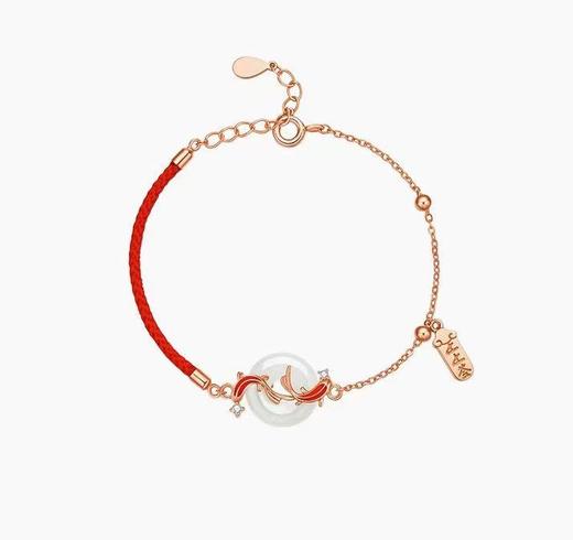 【母亲节送妈妈实用礼物！】上岸锦鲤和田玉平安扣项链女，新款国风S925纯银高级吊坠母亲节礼物-lm！-ry 商品图7