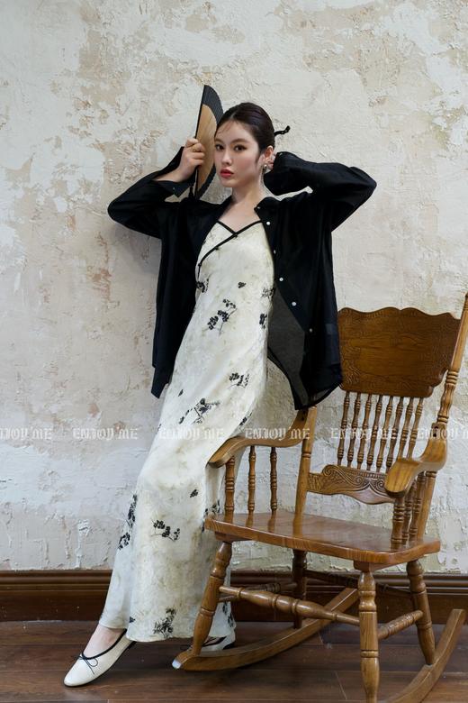 【门店同款】ENJOY夏季云敛-梅泠清冷感吊带裙 157301581 商品图0