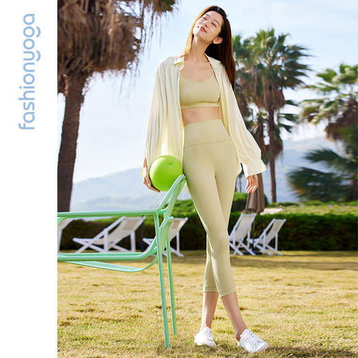 凡圣瑜伽无尴尬线简约七分裤 FY14705 商品图9