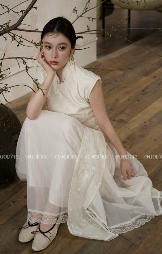 【门店同款】ENJOY春季云敛-曼妙春纱中式半裙 157095415 商品图3