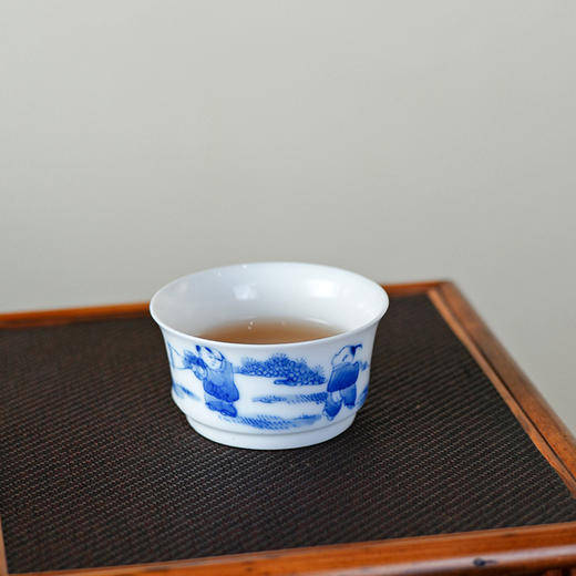 【特价】童戏小雅杯茶杯青花单杯 陶瓷茶杯主人杯单个装茶杯品茗杯 商品图7