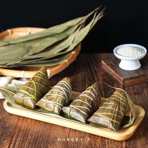 游埠古粽（自营） | 4款咸香大肉粽，新增乌米风味，手工现包，肉香十足 商品图5