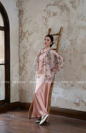 【门店同款】ENJOY夏季云敛-简约雅致醋酸背心裙 157309541