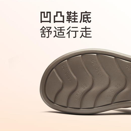 信诺轻便厚底外穿凉拖鞋女2024新款夏季舒适轻便真皮妈妈拖鞋外出L950-7 商品图1