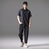 PINLI品立夏季新款斑马纹印花短袖POLO衫潮男拼接翻领休闲T恤B242112090 商品缩略图2