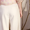 两三事皎月先行2024夏季新款简约米白色西装裤女宽松休闲裤 商品缩略图2