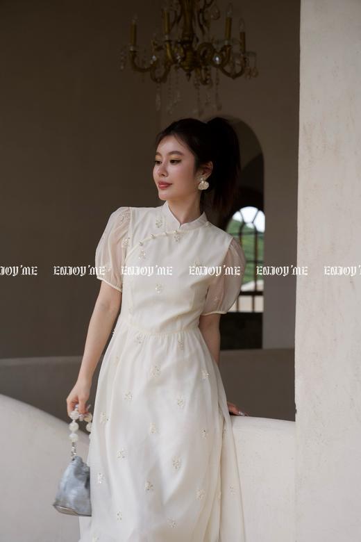 【门店同款】ENJOY夏季轻国风钉珠连衣裙 157303552 商品图7