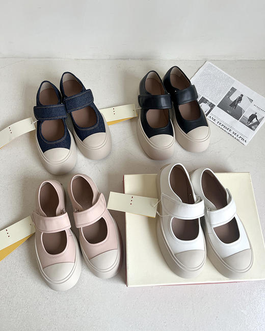 现货 THS 4.20-限时 玛尼家 经典厚底玛丽珍大头娃娃鞋 4色 BZ1167 商品图1