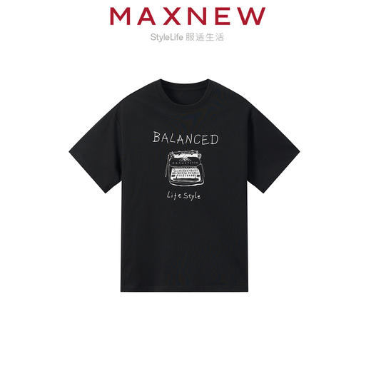 【T恤】童装舒适全棉字母印花T恤 1N2341223 商品图2