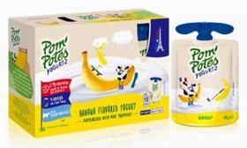 法国Pom' Potes法优乐酸奶 香蕉味 85g*4