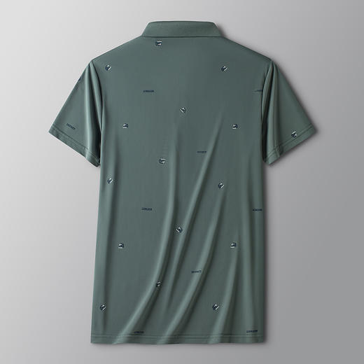 【空调凉感】罗蒙男士休闲商务polo衫男夏季薄款冰丝t恤男短袖 商品图4