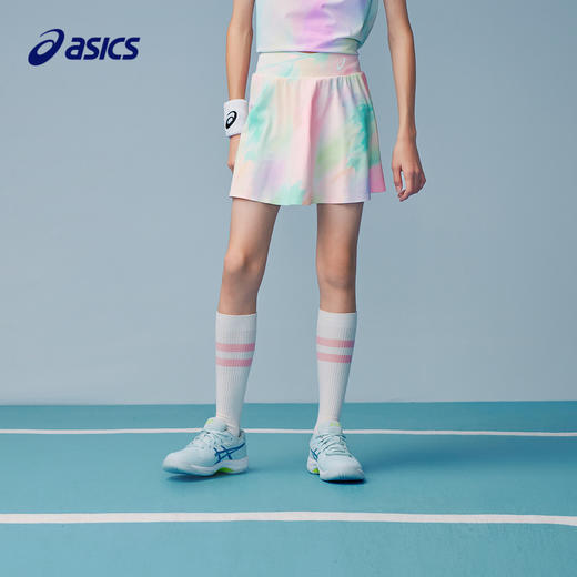 ASICS/亚瑟士童装2024年女童夏新款轻薄柔软飘逸运动网球裙短裙子 商品图0