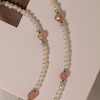 甄珠贝 chao极春天的配色 3-4mm小米珠+天然水晶 总长度83cm 商品缩略图4