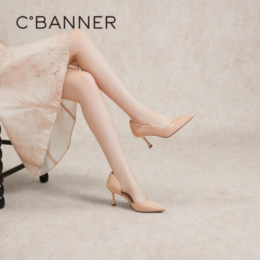 【静音系列】千百度尖头高跟凉鞋夏季凉鞋女A24257724 商品图2