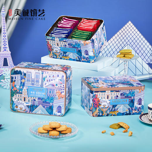【香港美诚】缤纷 西饼礼盒500g 商品图4