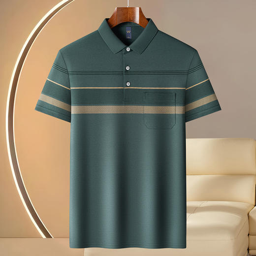 【透气吸汗】罗蒙男士商务polo衫男短袖男夏季薄款t恤男短袖 商品图1