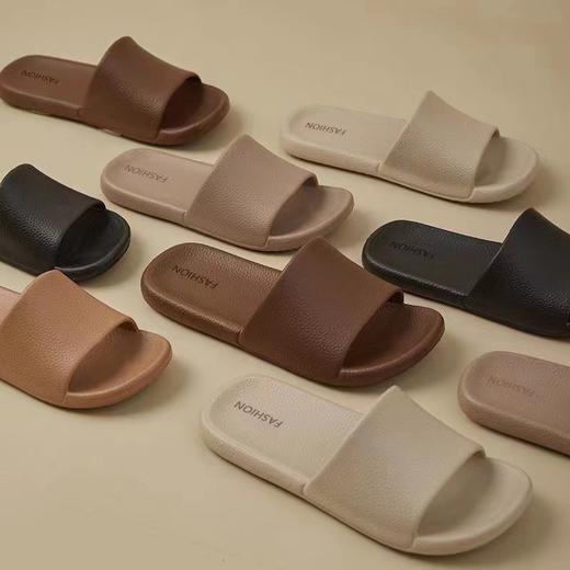 【39.9/任选2双】轻奢高级感皮纹！EVA一体成型不臭脚，上脚轻松无重感！家居室内拖鞋女 夏季高级感 防臭防滑浴室洗澡凉拖 男女情侣家用！-QQ 商品图1