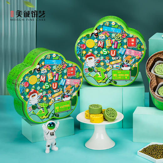 【香港美诚】潮趣 冰沙绿豆糕420g 商品图2