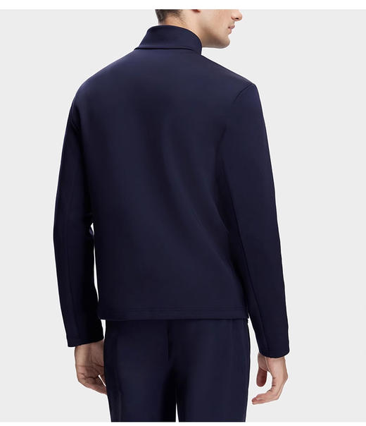 裁缝学苑MQ39男士针织长袖弹力外套立领健身运动服保暖上衣 商品图1